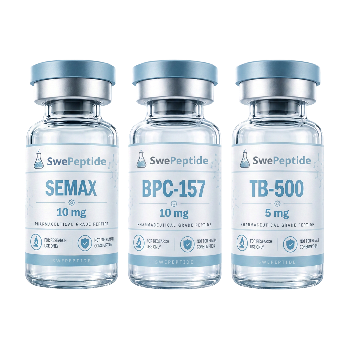 Neuro Research Series — Semax, BPC-157, TB-500 research vials